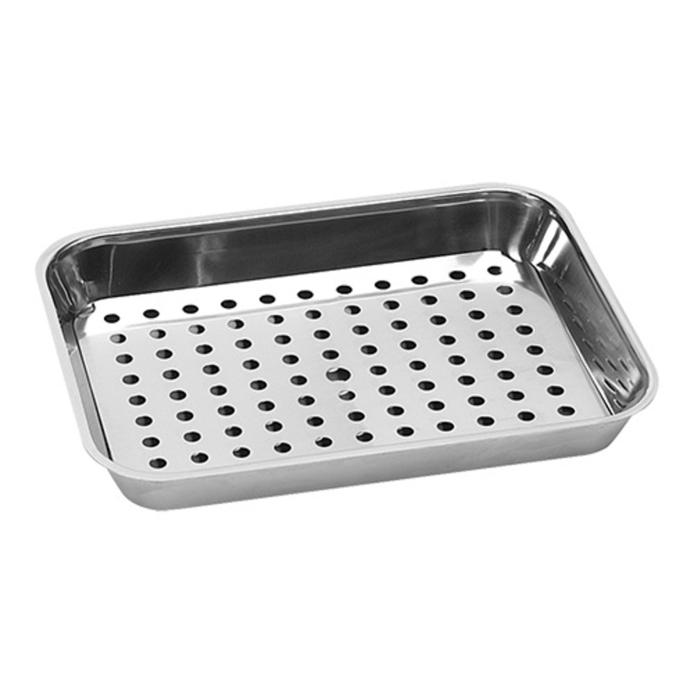 Emga Vlees/lekbak Rvs Incl Rooster 50x35x5,5(h)cm