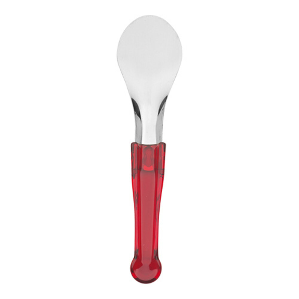 Emga Ijsschep/spatel | Rvs | Kunststof | Rood | Handvat | 250mm