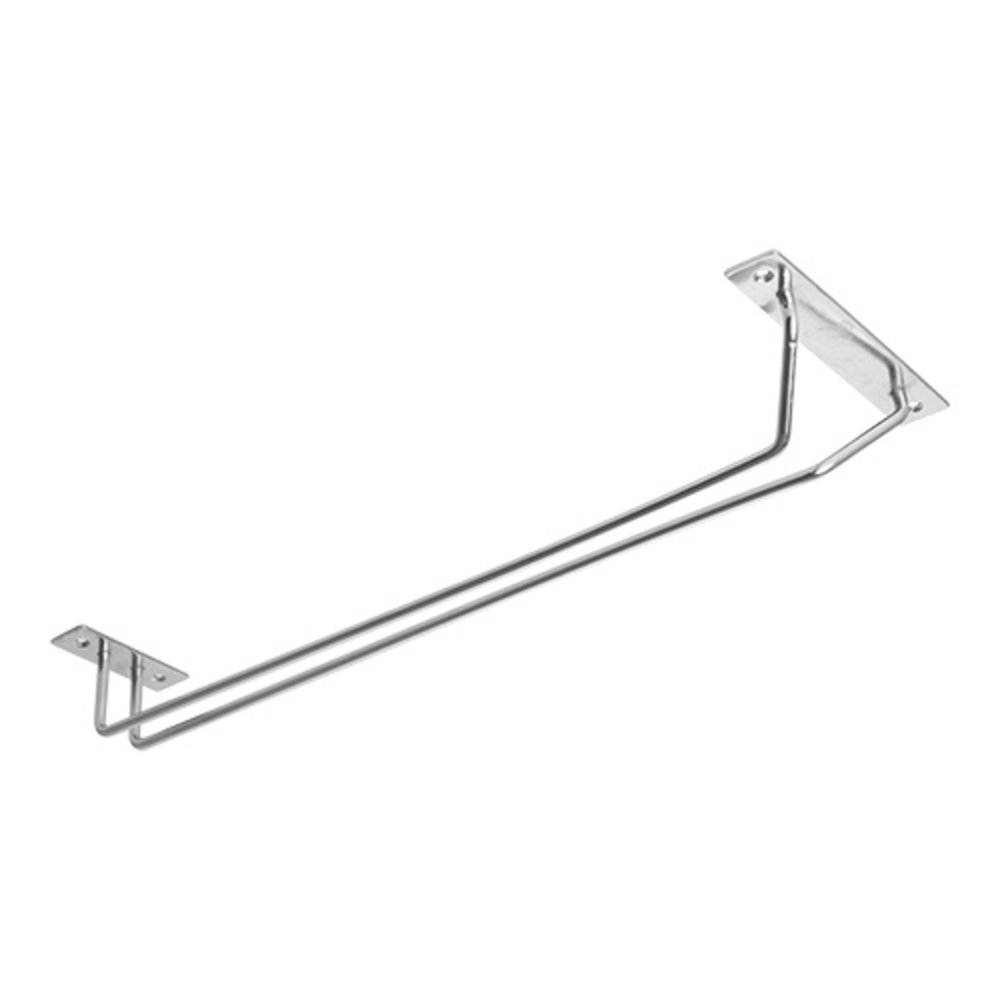Emga Glazen Ophangrek | Rvs | Plafondmodel | Opening 90mm | Lengte 460mm