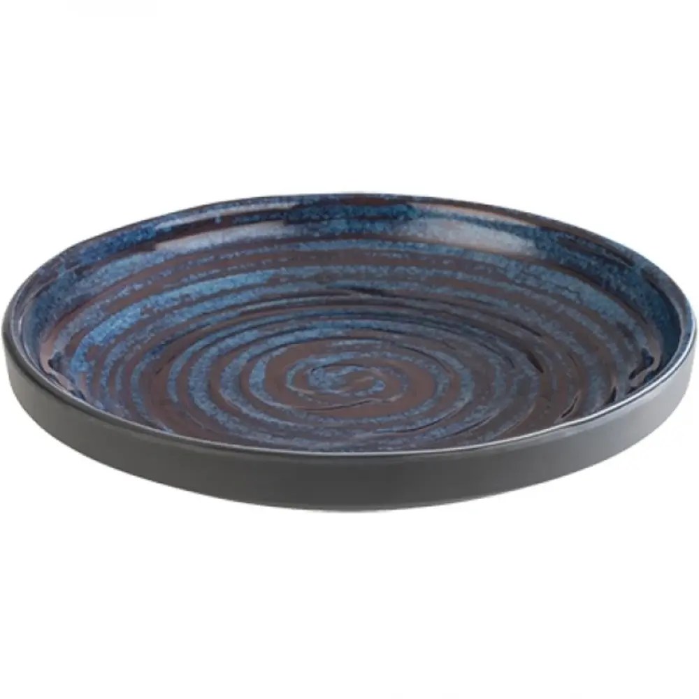 Emga Bord | Loops | Melamine | Blauw | Per Stuk | ø220x20(h)mm