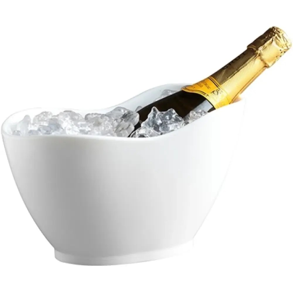 Emga Wijn-/champagnekoeler | Kunststof | Wit | 270x140x165(h)mm