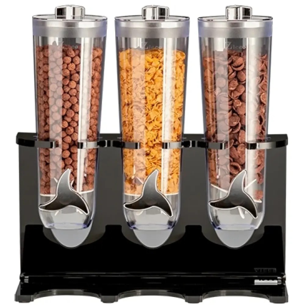 Emga Ontbijtgranendispenser | Kunststof | 3x 1.5l | 400x170x440(h)mm