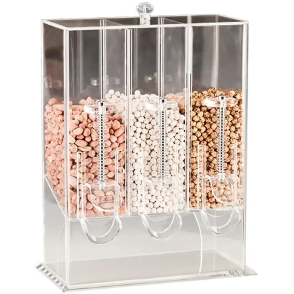 Emga Ontbijtgranendispenser | Kunststof | 3x 1.5l | 320x150x430(h)mm