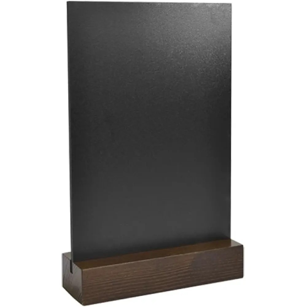 Emga Tafelkrijtbord | Hout | Bruin | 2-zijdig | 150x50x240(h)mm