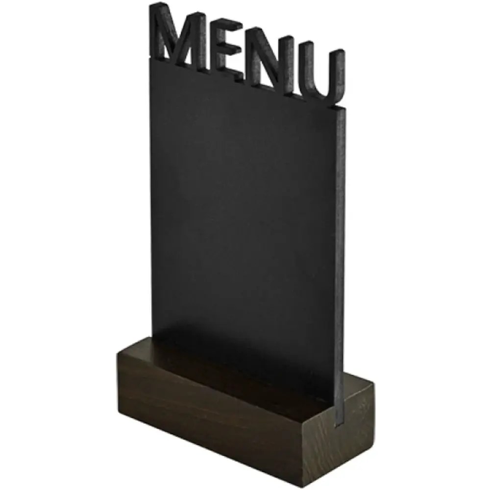 Emga Tafelkrijtbord | Hout | Bruin | 2-zijdig | 150x50x240(h)mm