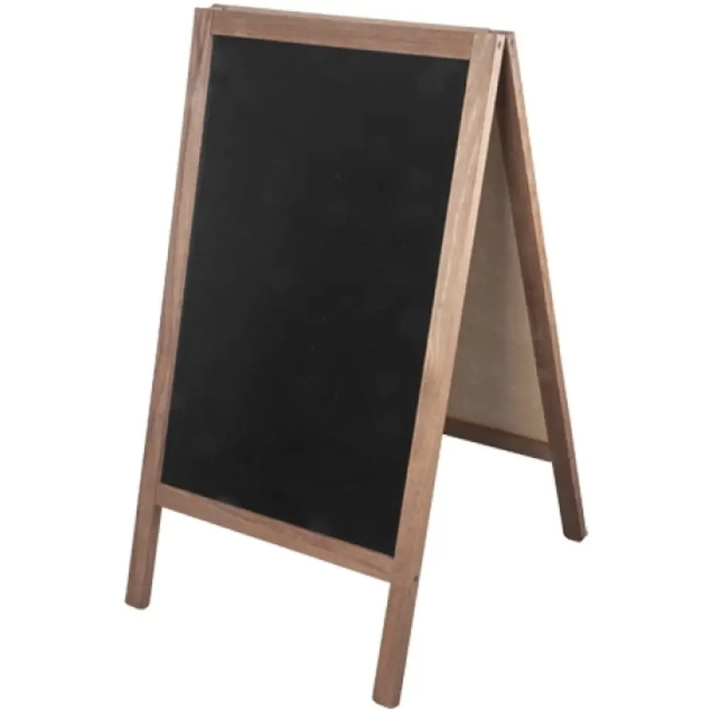 Emga Krijtstoepbord | Hout | Bruin | 510x580x900(h)mm