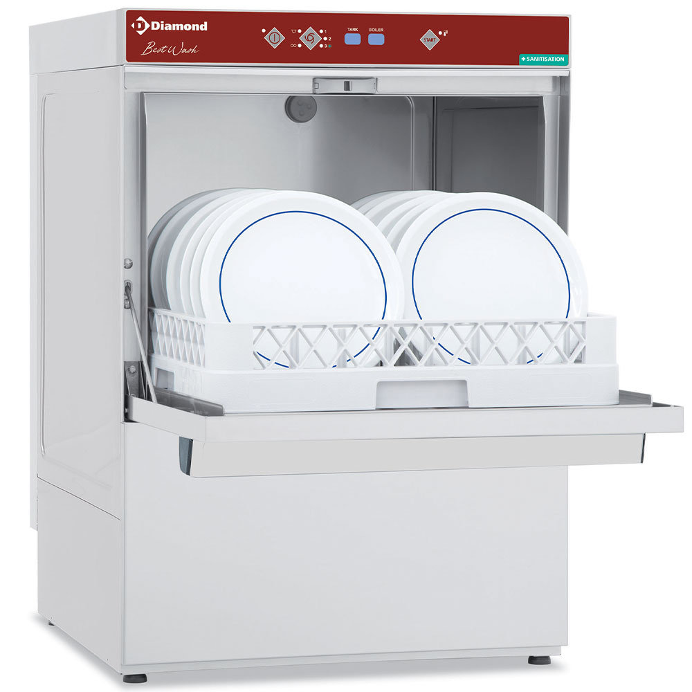 Diamond Tapasvitrine | Rvs/zwart | 8x 1/3 GN | +2°c/+8°c | Statisch | 1 Niveau | 1730x415x270(h)mm