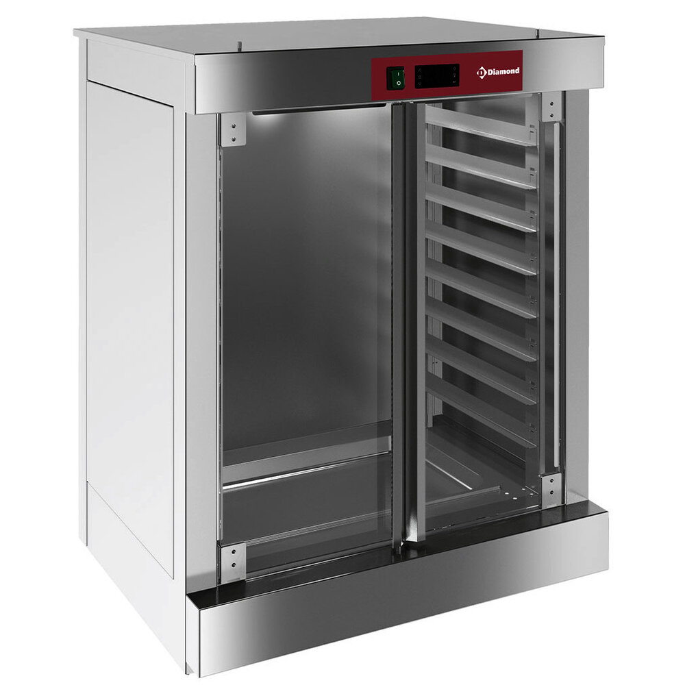 Diamond Rijskast | 8 Niveaus (en/gn) | 30°c/60°c | 2kw (230v) | 745x610x940(h)mm