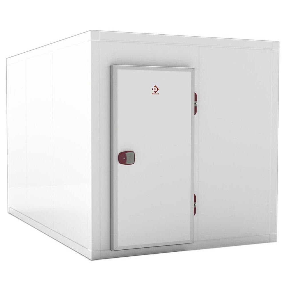 Diamond Koelcel | Maxicold Evo | Incl. Motor | 25m³ | -5°c/+5°c | Isolatie 100mm | 230v | 2430x5230x2430(h)mm