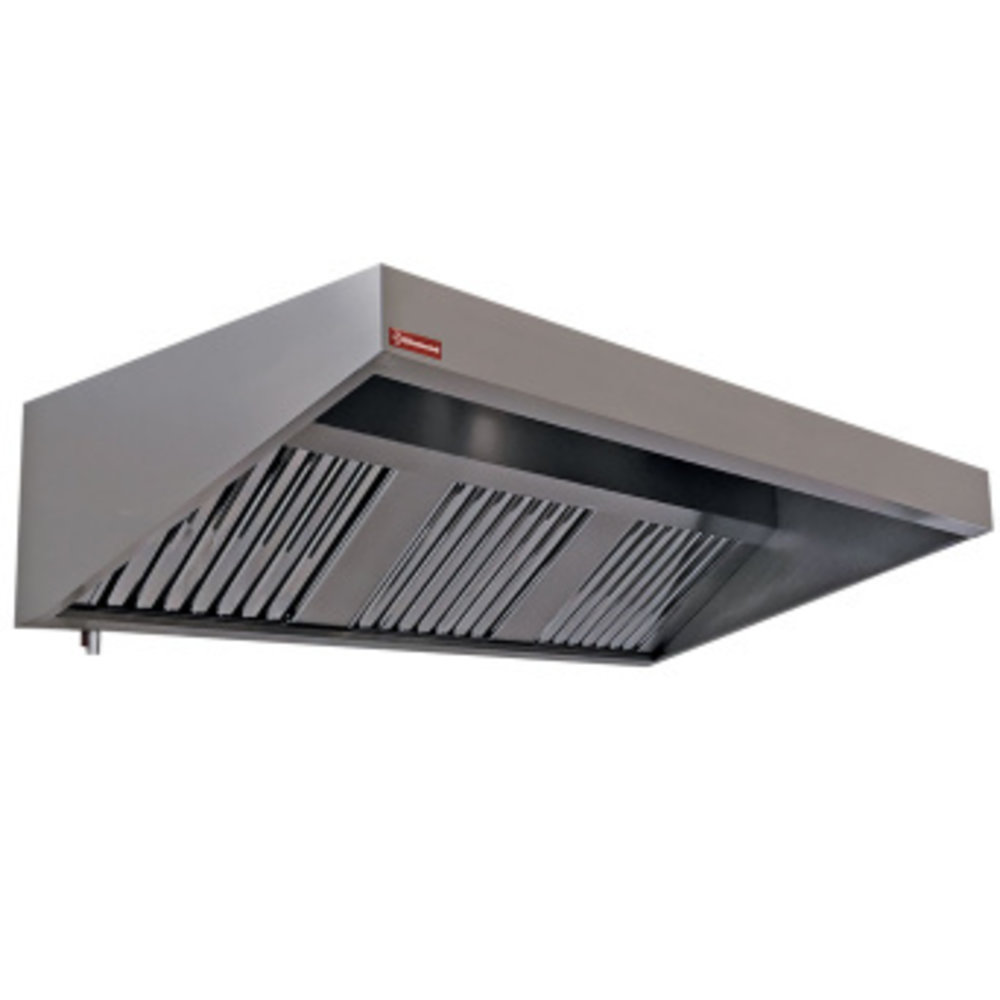 Diamond Muurdampkap | 500x500mm | 2375m³/u | 2500x950x400(h)mm