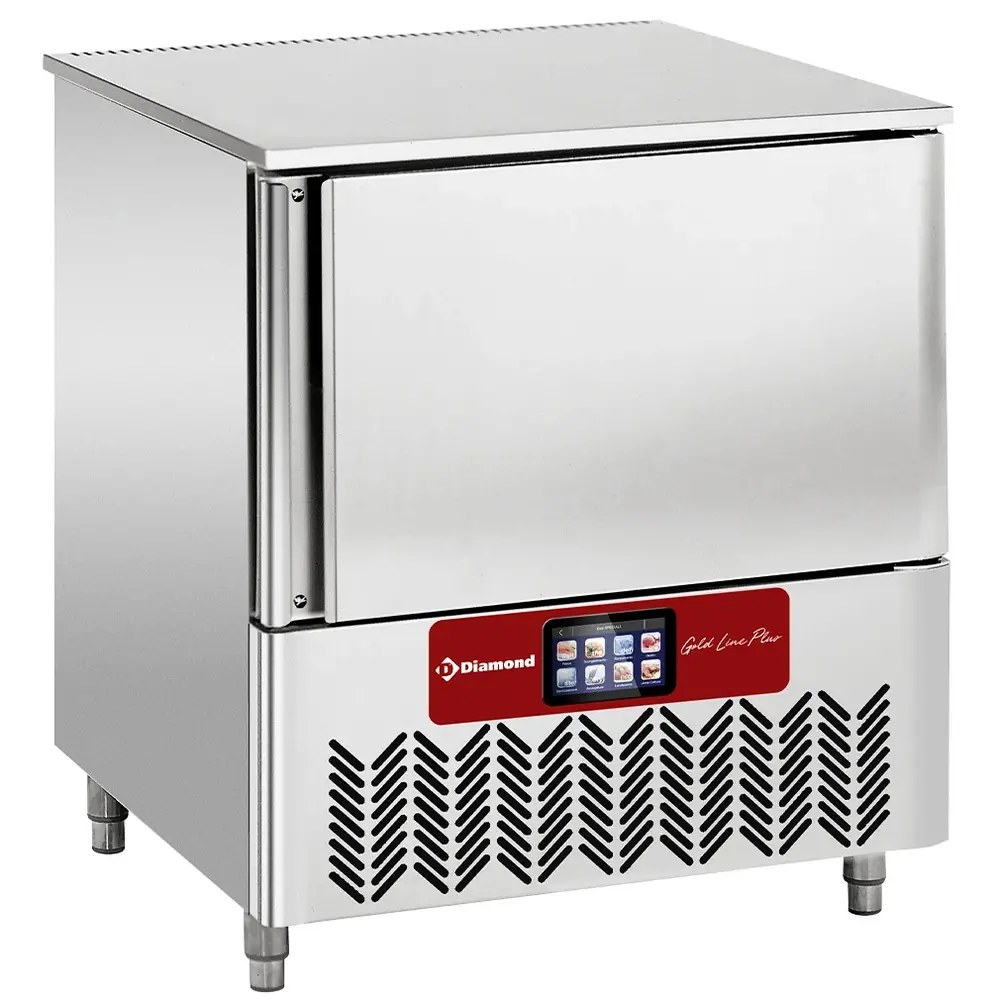 Diamond Schepijs-blastchiller | Gold Line | 6x 5L | 20kg Koelen / 12kg Vriezen | 0.85kw (230v) | Touchscreen | 784x800x900(h)mm