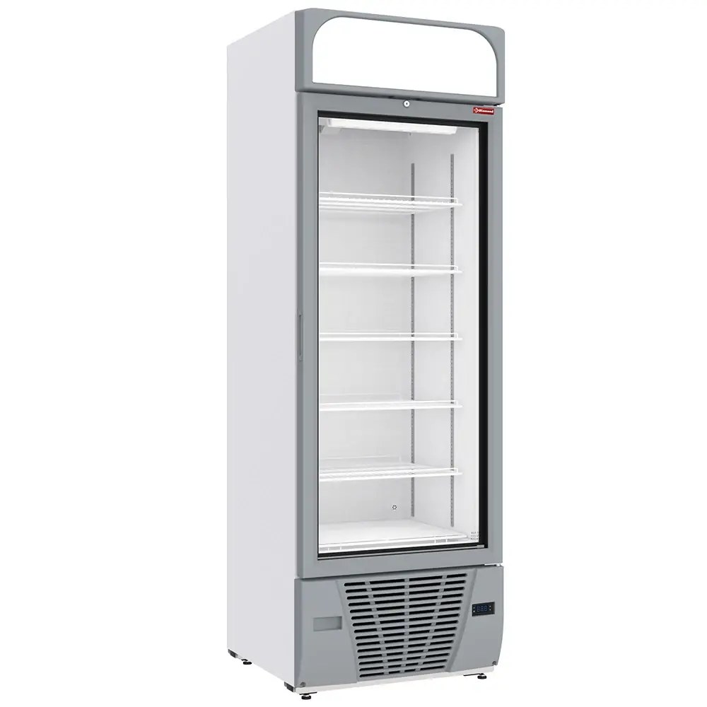 Diamond Vrieskast | 496l | Zwart | -18°c/-24°c | Statisch + Ventilator | Wielen | 670x718x2025(h)mm