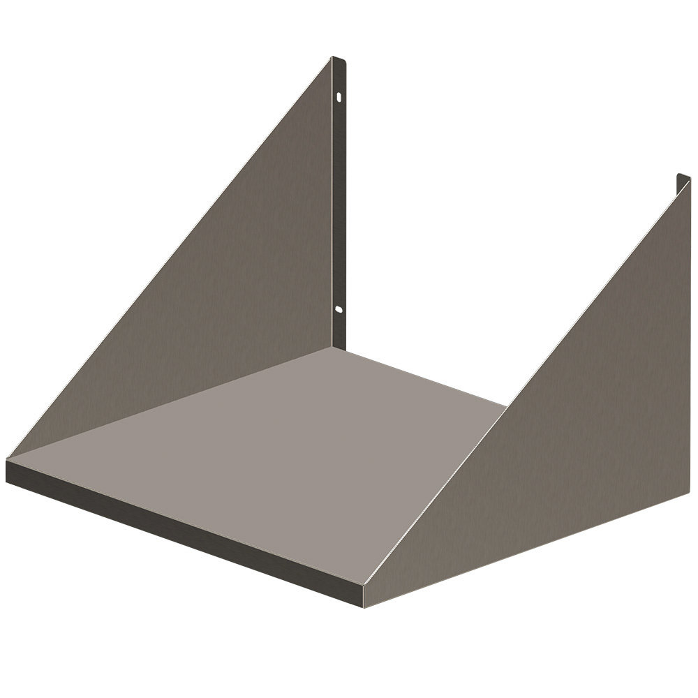 Diamond Muursteun | Rvs | Voor Magnetrons Diverso | 550x390x400(h)mm