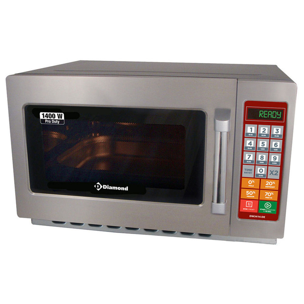 Diamond Magnetron | Rvs | 34l (2/3 Gn) | 1400w | Digitale Bediening | 553x488x343(h)mm