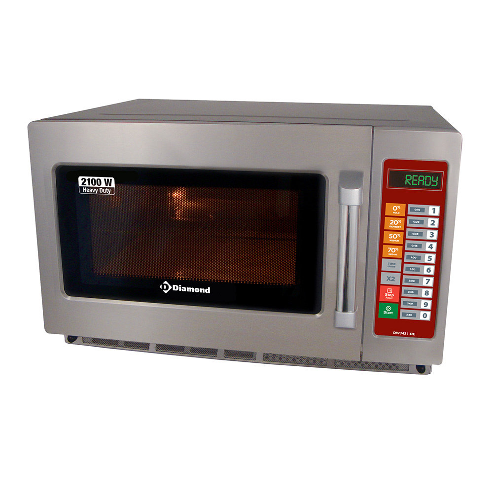 Diamond Magnetron | Rvs | 34l (2/3 Gn) | 2100w | Digitale Bediening | 574x528x368(h)mm