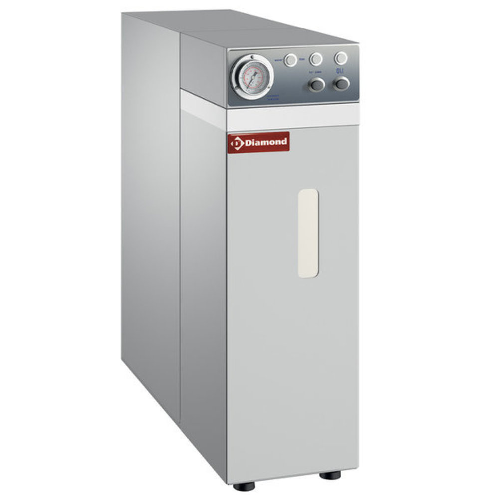 Diamond Glazenwasser + Osmose Unit | Ontsmetting | Mand 400x400 | Afvoerpomp | Naglanspomp | 230v | 436x535x670(h)mm