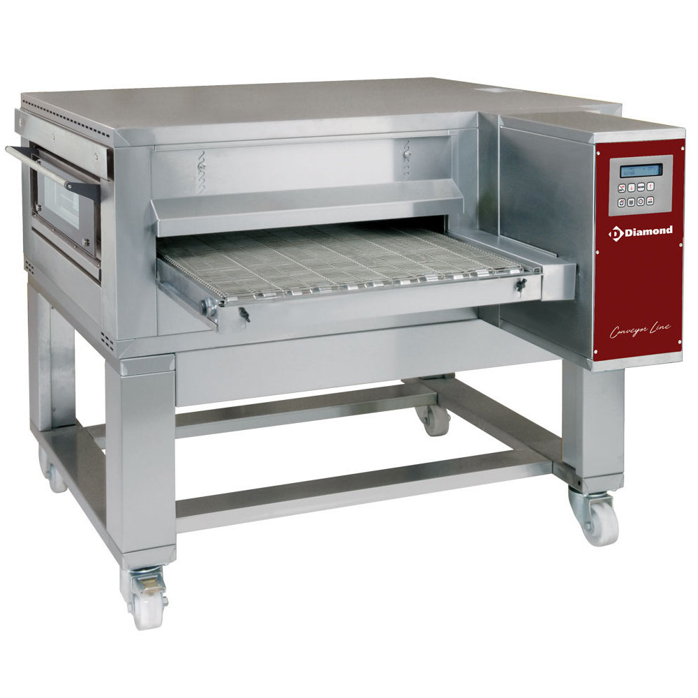 Diamond Tunneloven | Gas | Geventileerd 650 | 25 of 155 Pizza's/u | 0.44kw | 1550x2000x550/1100(h)mm