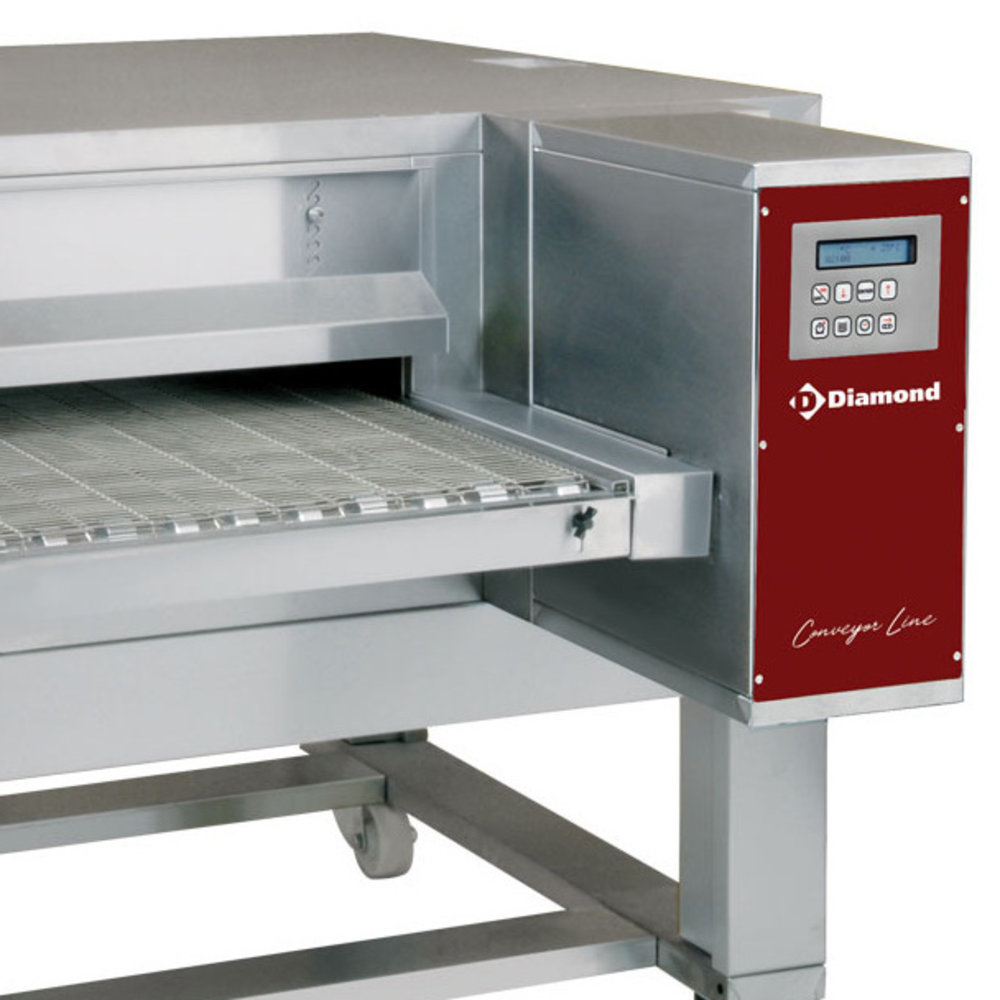 Diamond Tunneloven | Gas | Geventileerd 650 | 25 of 155 Pizza's/u | 0.44kw | 1550x2000x550/1100(h)mm