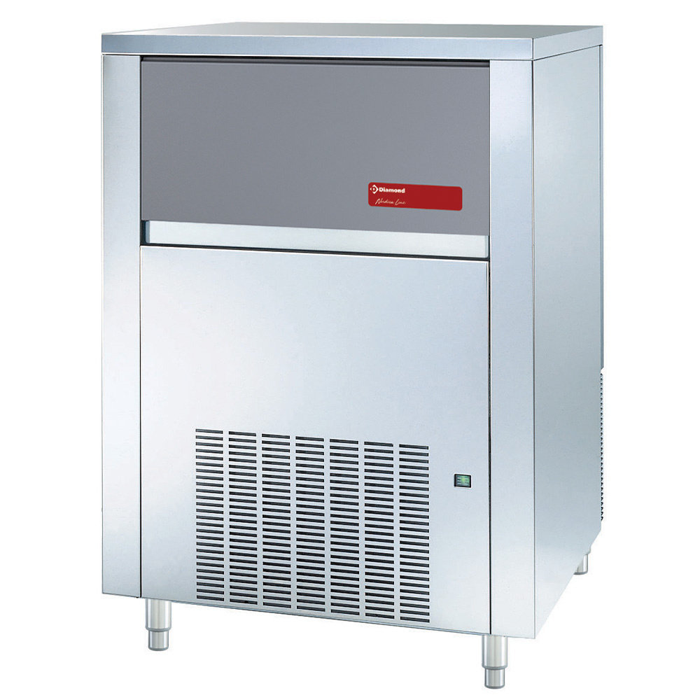 Diamond Ijsblokjesmachine | 130kg/24h | Voorraad 65kg | 840x740x1075+110(h)mm