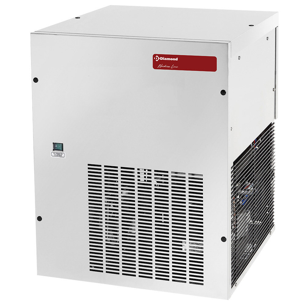 Diamond Korrelijsmachine | 500kg/h Zonder 'water' Reserve | 560x569x695(h)mm