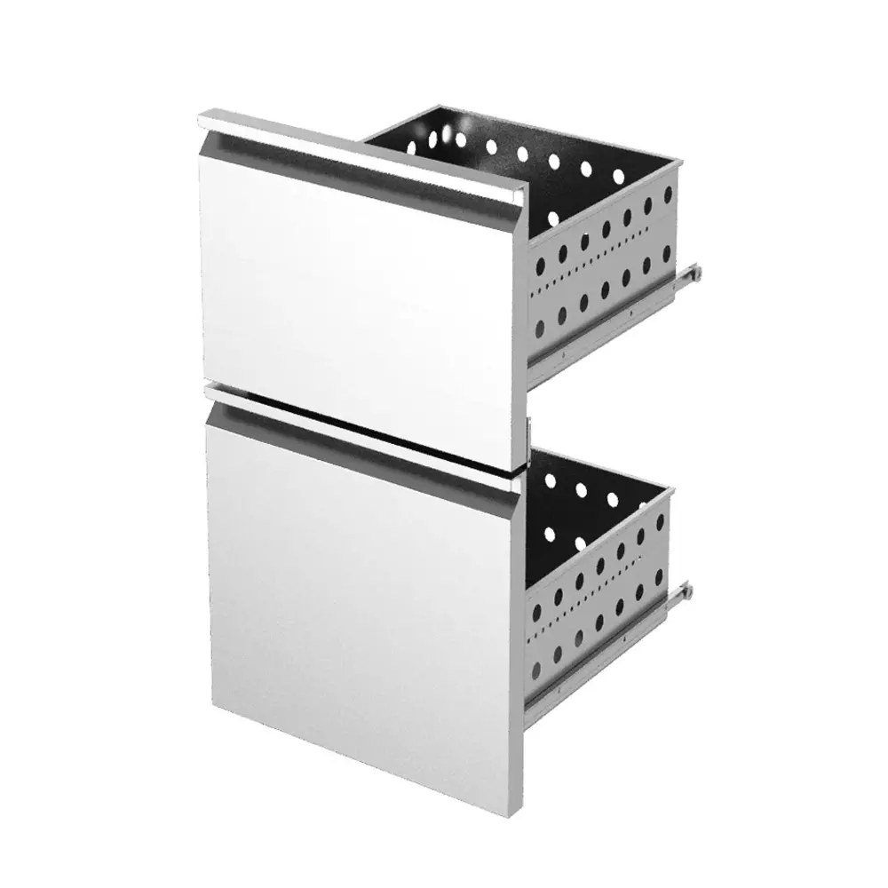Diamond Ladenset | Bar Line | Rvs | 1 Grote Lade + 1 Kleine Lade | 560x550x805(h)mm