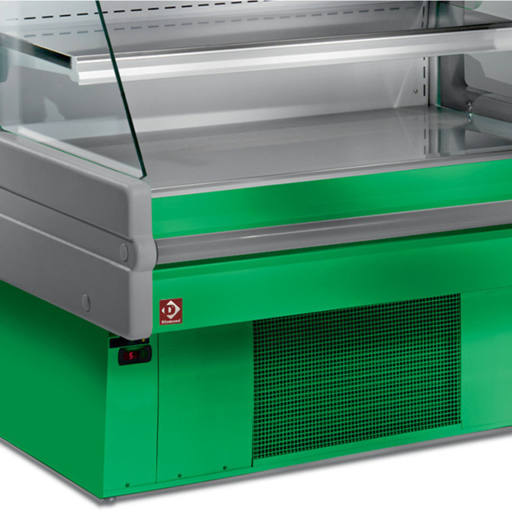Diamond Wandkoeling | Mandy | Grijs | +4°c/+6°c | Geforceerd | 4 Schappen | 1.13kw | 1200x750x1290(h)mm