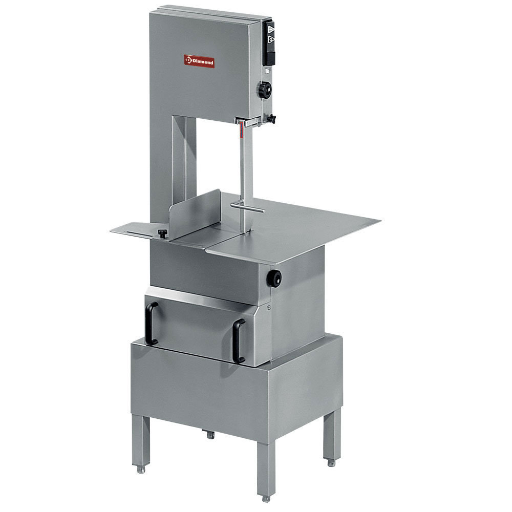 Diamond Beenderzaag | Rvs | Op Onderstel | 2400mm | 1.34kw | 700 T/min | 710x830x1630(h)mm