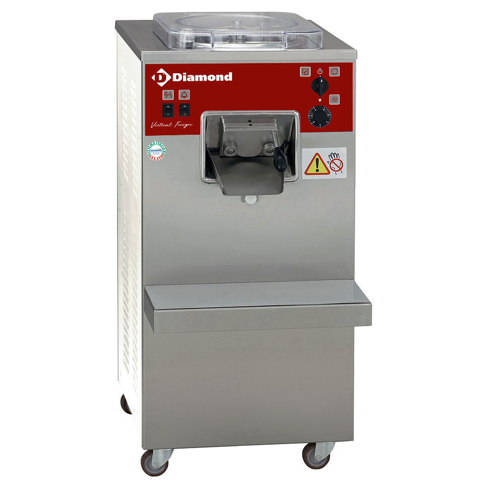 Diamond Verticale Automatische Ijsturbine + Luchtcondensator | 20l/u | 2.2kw | 230v | 460x510x960(h)mm