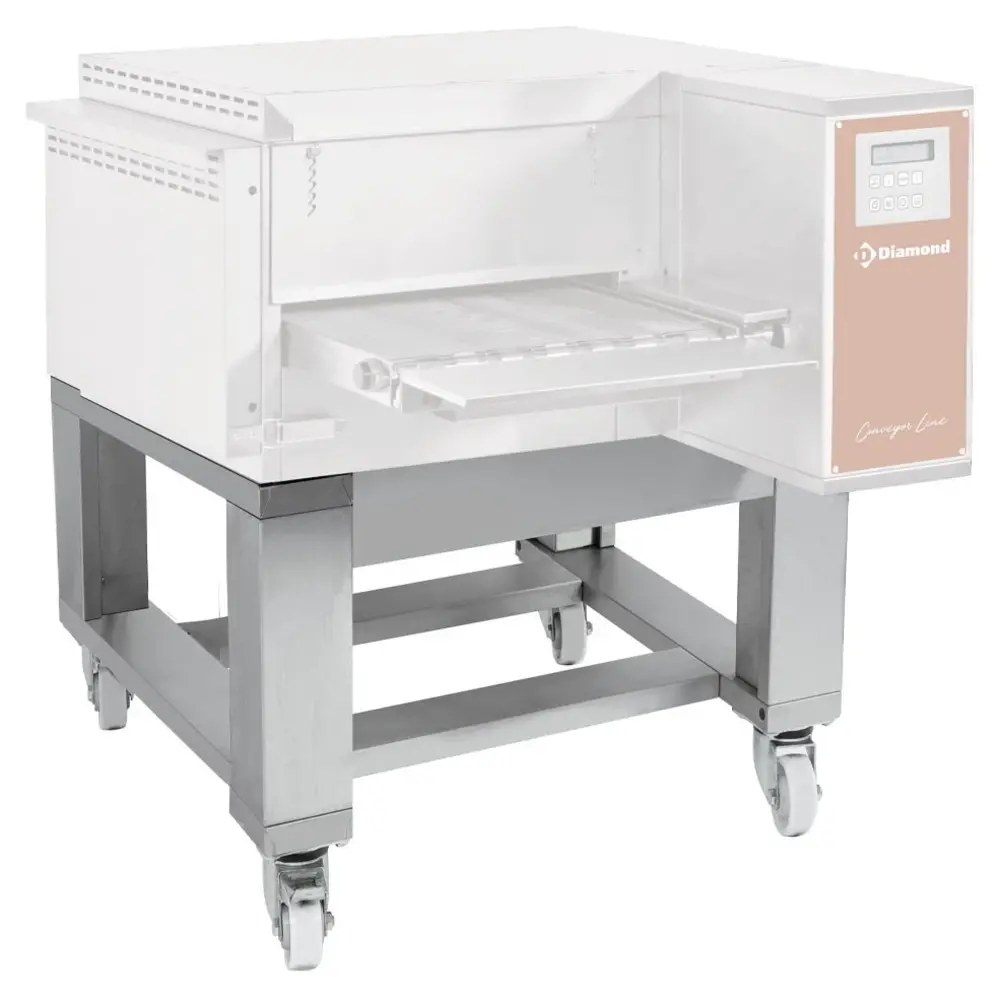 Diamond Onderstel | Diamond Tunneloven Dia-ftgv40/58-n | Wielen (geremd) | 765x580x620(h)mm