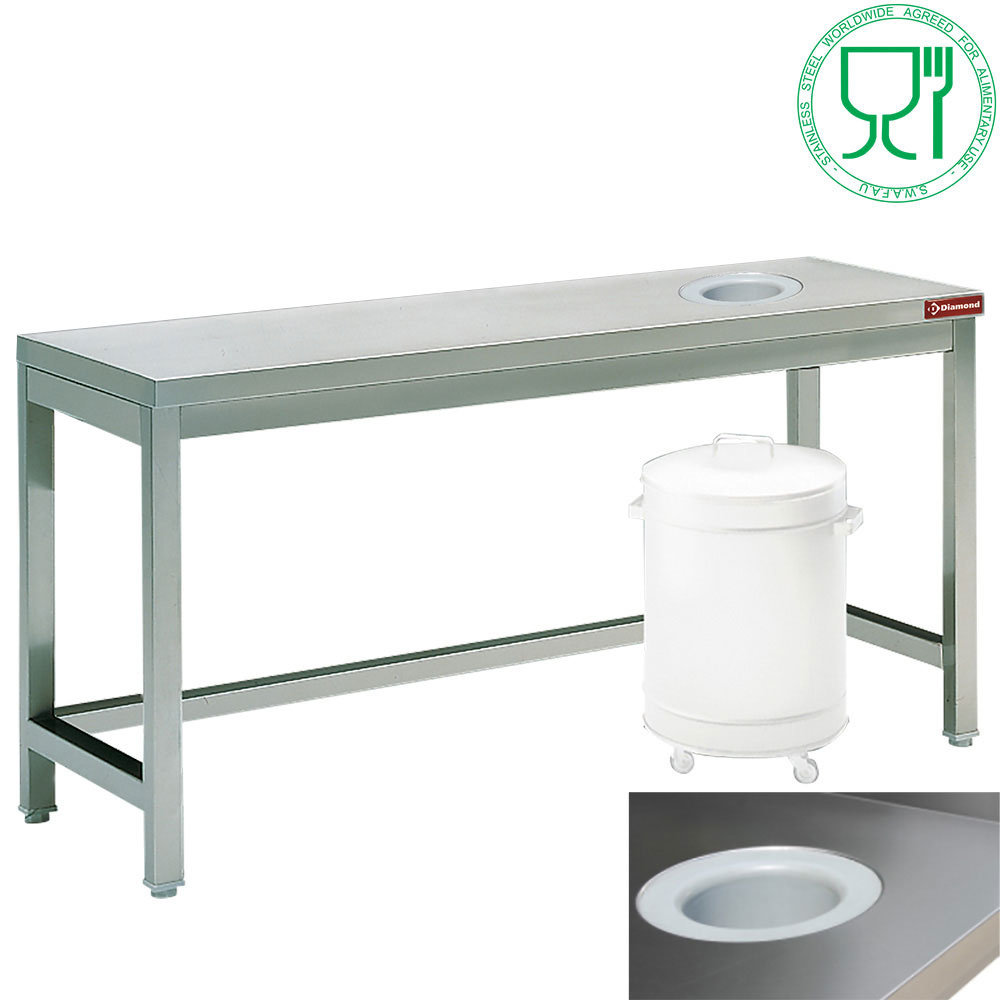 Diamond Afruim-/sorteertafel | Diepte 700mm | Hoogte 880mm | Breedte 1000/1200mm