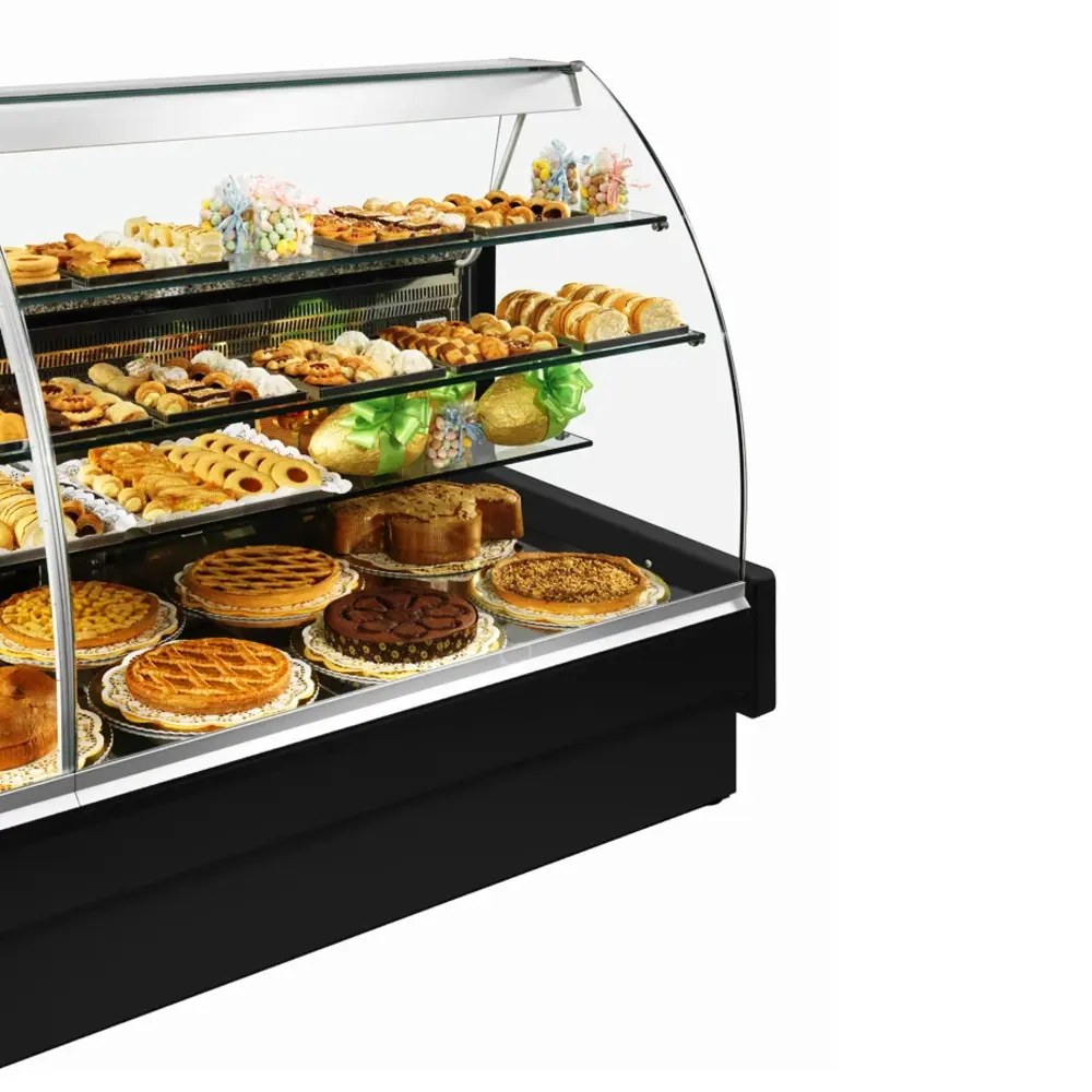 Diamond Gebak-/patisseriekoeltoonbank | Verona | Ladensysteem | +4°c/+6°c | Statisch | Kantelruit | 2900x980x1237(h)mm