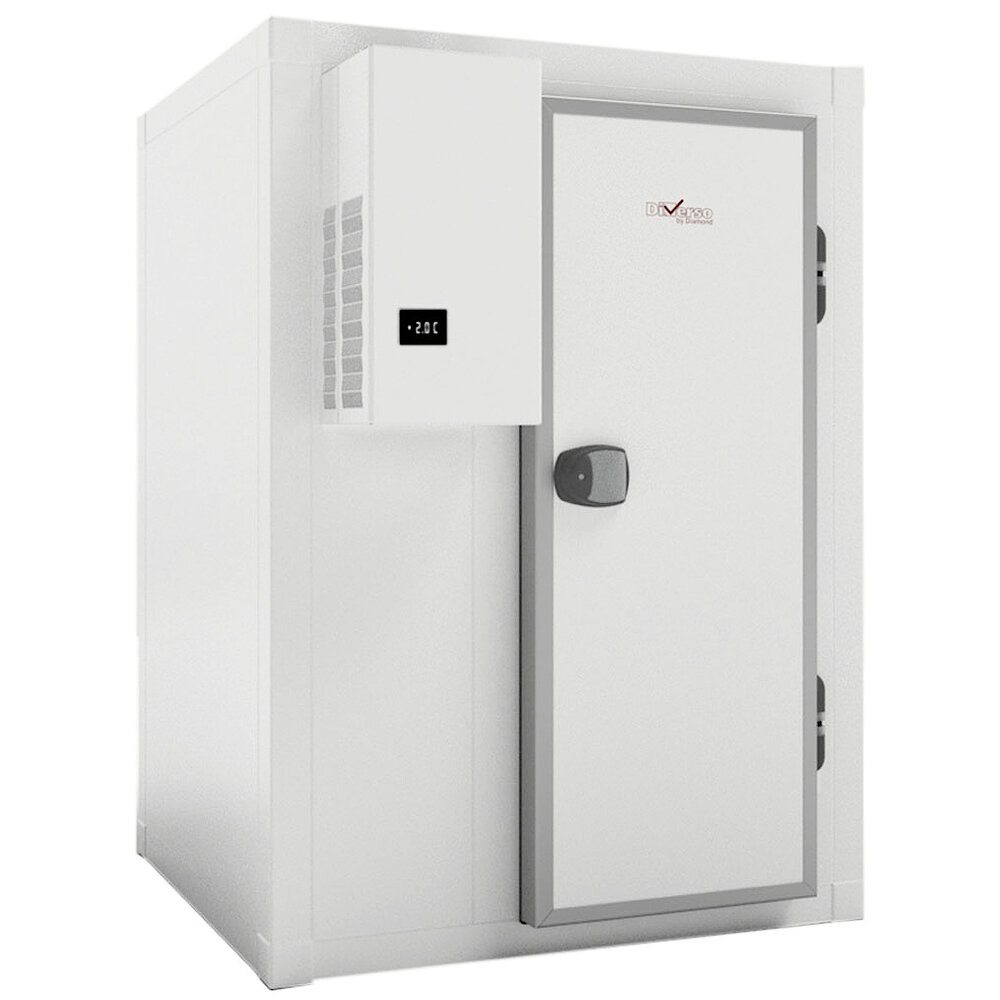 Diverso by Diamond Koelcel | Incl. Motor | 4.07m³ | -2°c/+8°c | Isolatie 60mm | 230v | 1550x1350x2150(h)mm