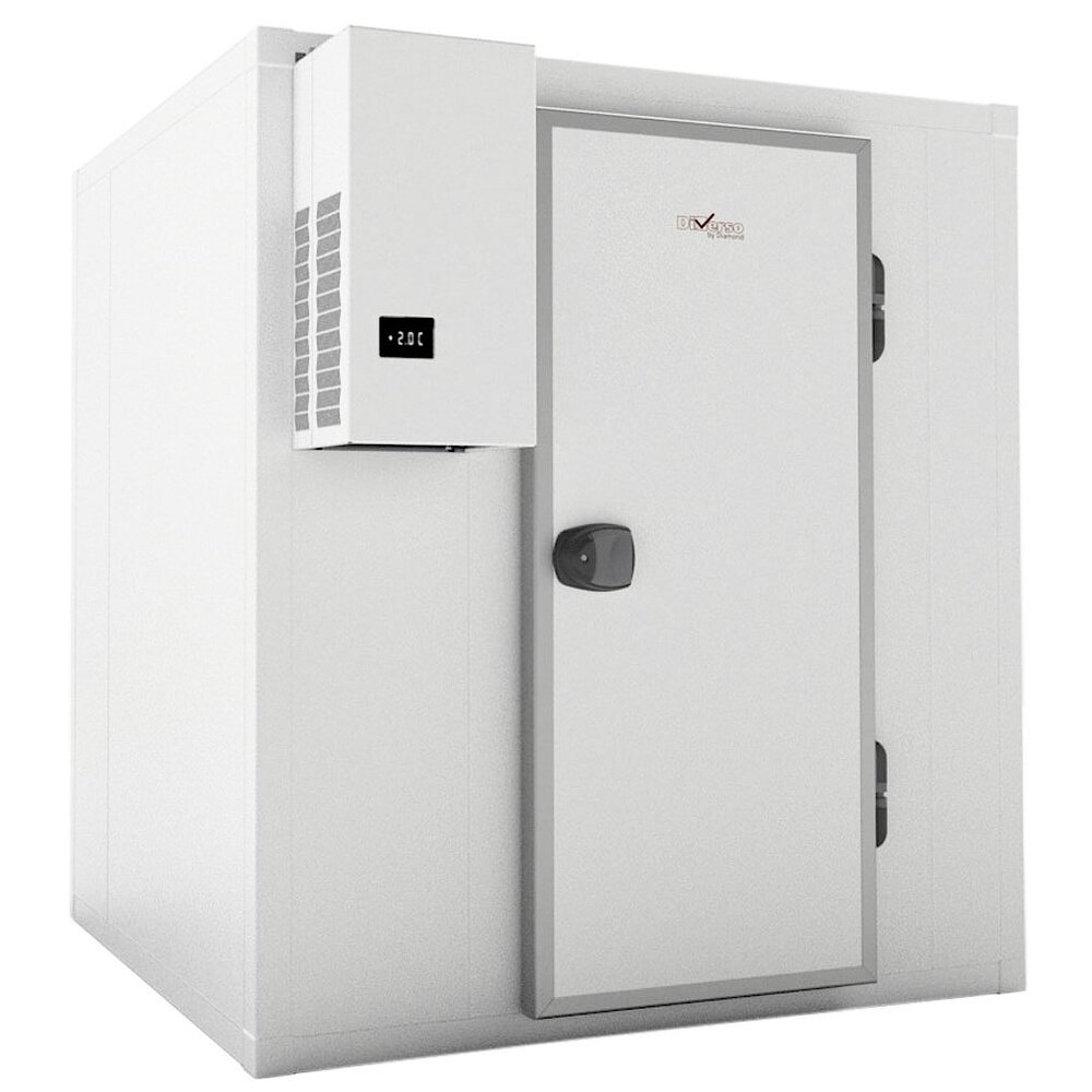 Diverso by Diamond Koelcel | Incl. Motor | 6.06m³ | -2°c/+8°c | Isolatie 60mm | 230v | 1950x1750x2150(h)mm
