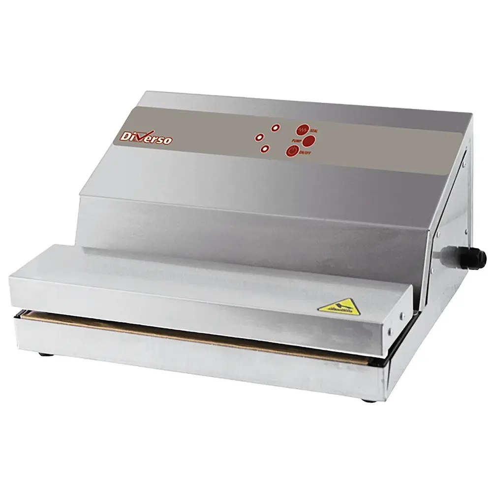 Diverso by Diamond Vershoudfolie-verpakkingsmachine | Elektrisch | Foliebreedte 400mm | Verwarmd Plateau | 0.65kw (230v) | 485x600x140(h)mm