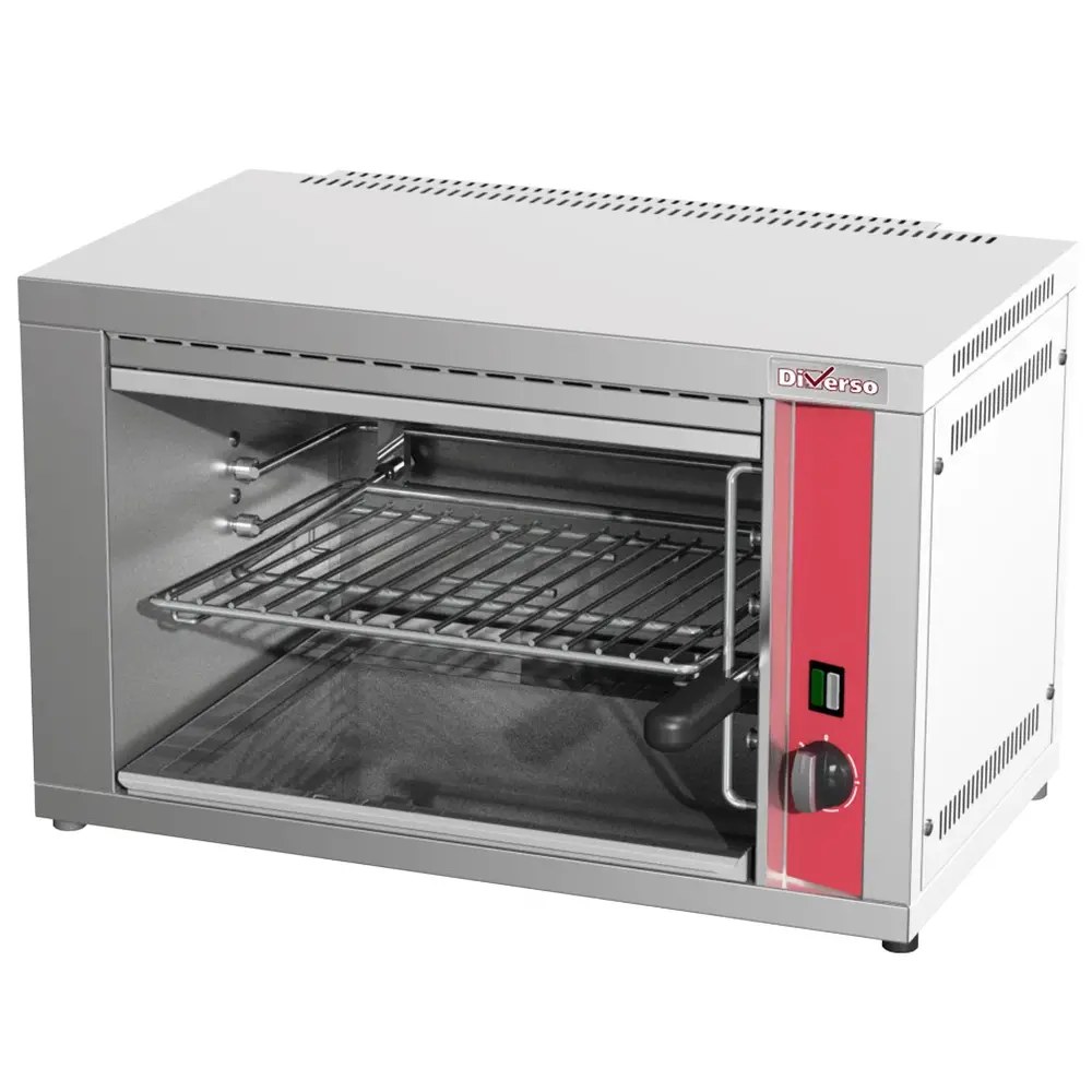 Diverso by Diamond Salamander Toaster | 1 Niveau | Elektrisch | 2.2kw (230v) | Doorgeefsysteem | 545x370x380(h)mm