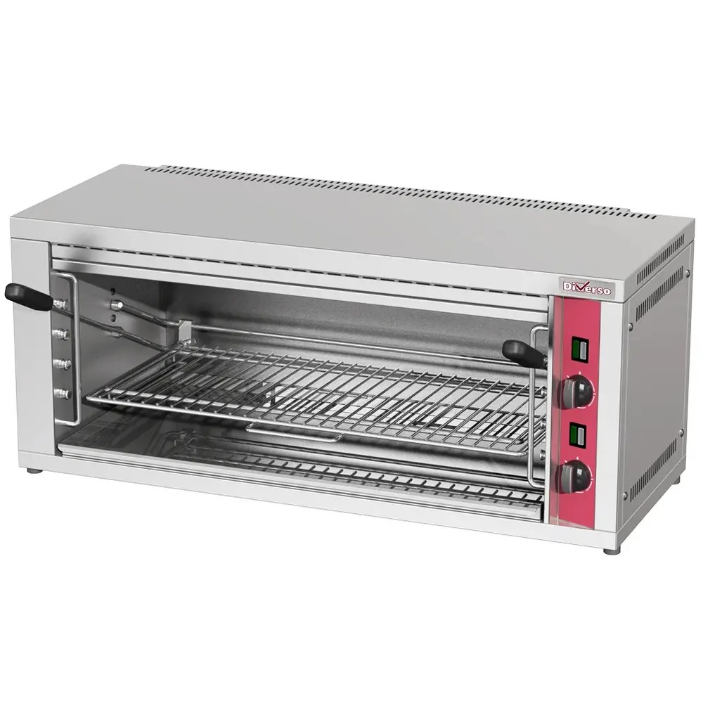 Diverso by Diamond Salamander Toaster | 1 Niveau | Elektrisch | 4.4kw (400v) | Doorgeefsysteem | 875x370x380(h)mm