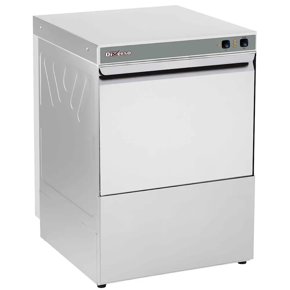 Diverso by Diamond Horeca Vaatwasser | Mand 500x500 | Afvoerpomp | Zeeppomp | Naglanspomp | 230v | 575x610x820(h)mm