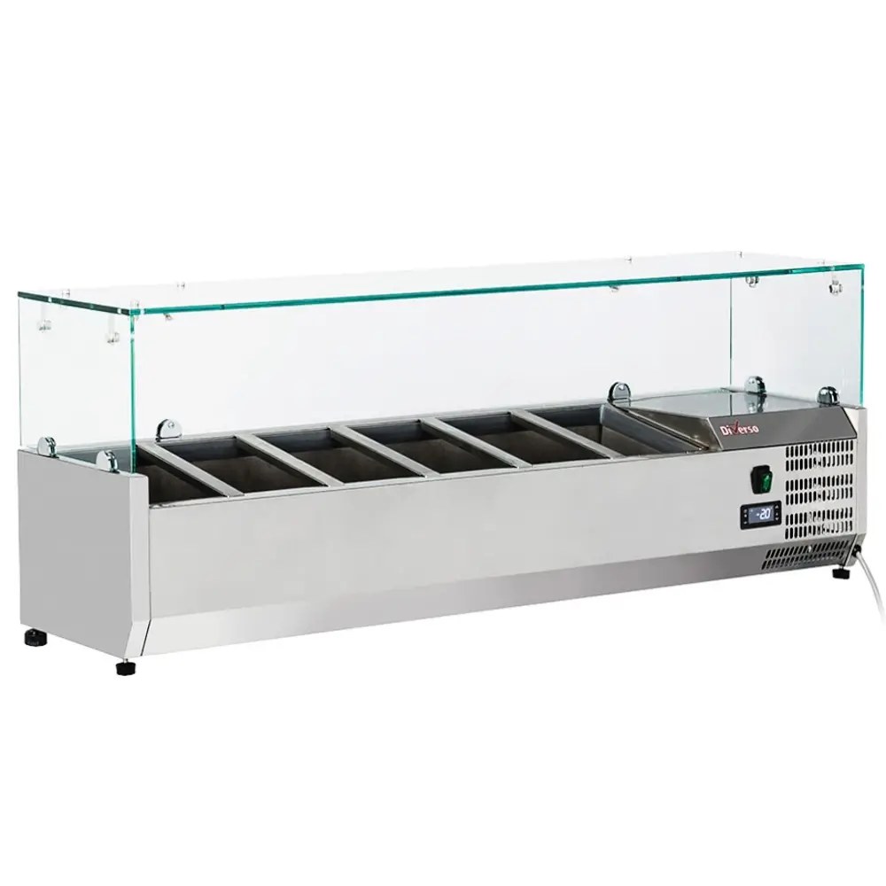 Diamond Vrieskist | 392l | Wit | -15°c/-23°c | Statisch | Schuifdeksels | 1400x600x830(h)mm