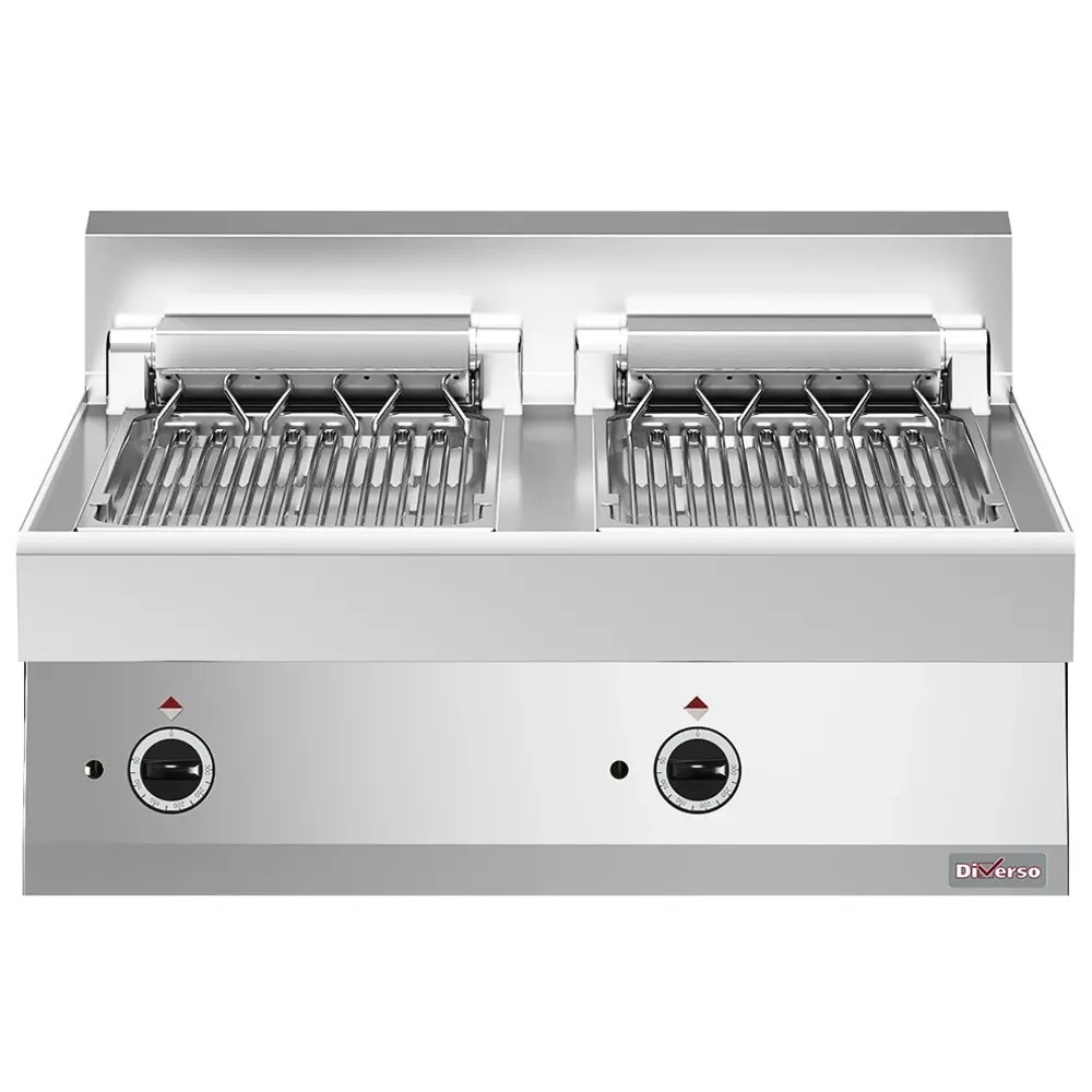 Diverso by Diamond Vapogrill | Elektrisch | Oppervlak 540x450 | 50°c/300°c | 8kw (400v) | 800x700x280(h)mm