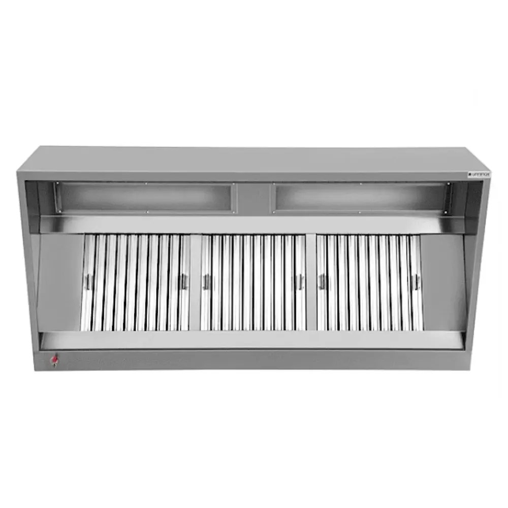 Unninox Afzuigkap | Premium | Doosmodel | Excl. Motor | Verlichting | 3800x1100x450(h)mm