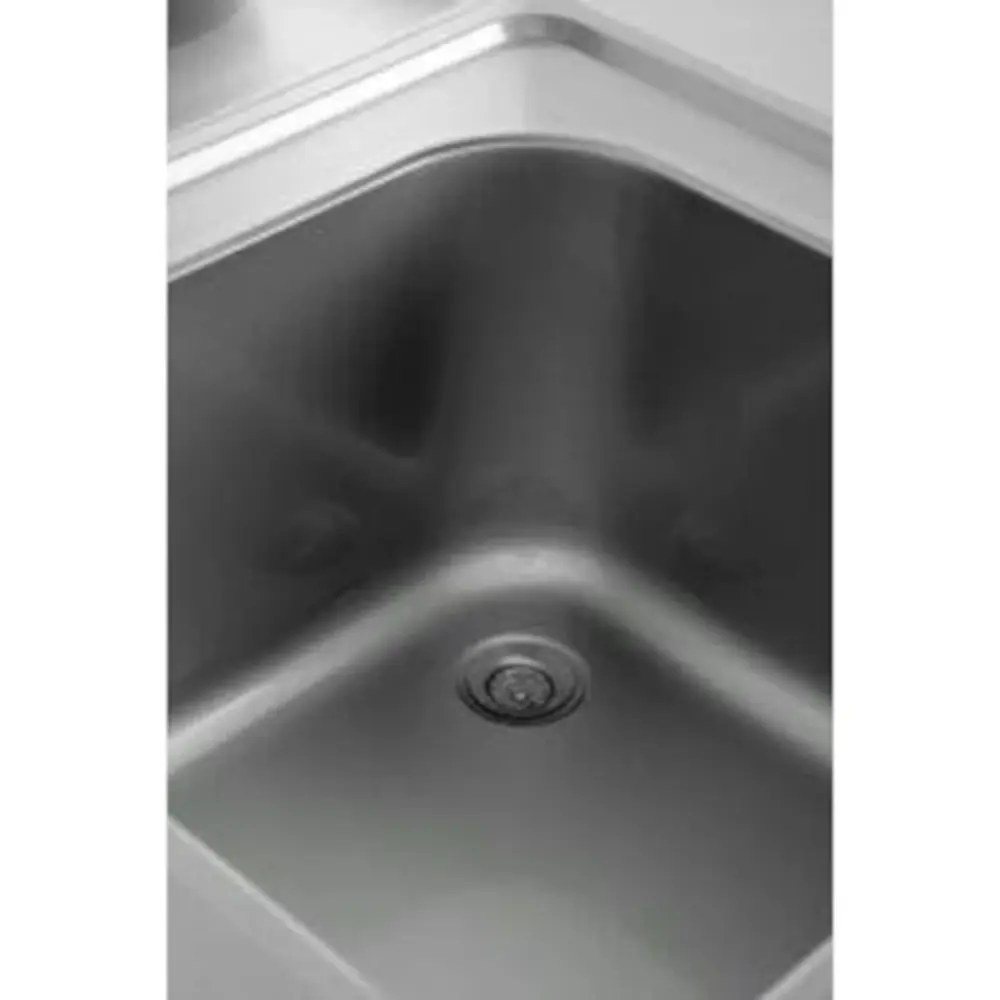 Unninox Spoelwerktafel | Rvs | Spoelbak + Bodemschap | Zelfmontage | Achteropstand | 800x700x850(h)mm