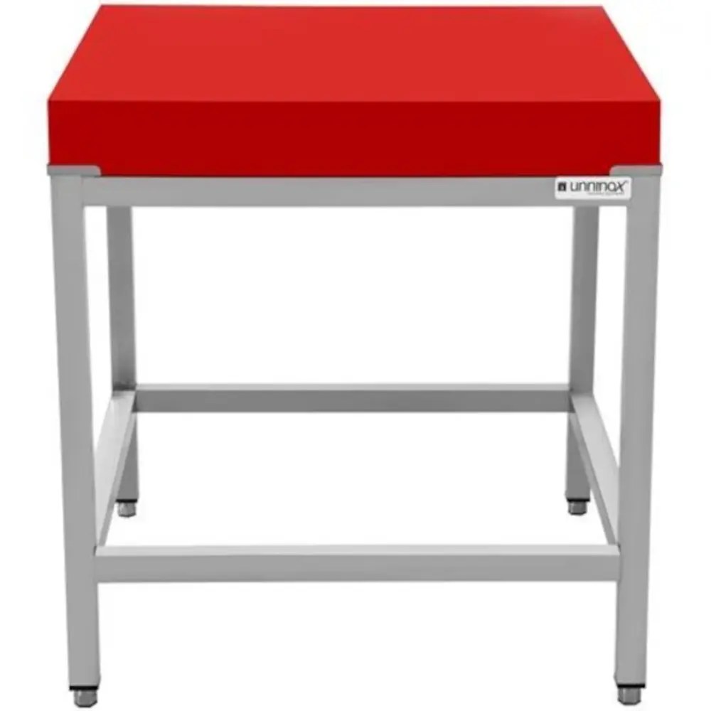 Unninox Hakblok | Rvs/polyethyleen | Blokdikte 100mm | Gelast | 700x700x850(h)mm