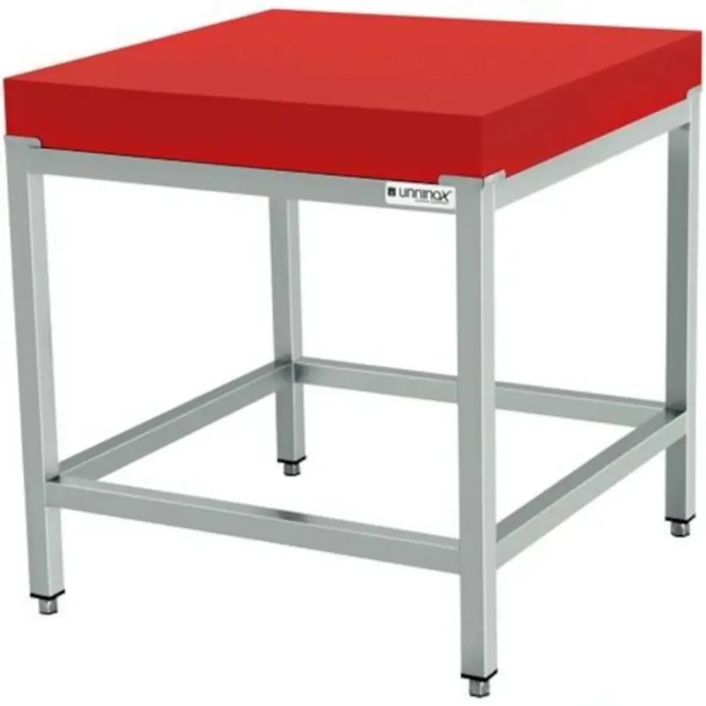 Unninox Hakblok | Rvs/polyethyleen | Blokdikte 100mm | Gelast | 800x600x850(h)mm