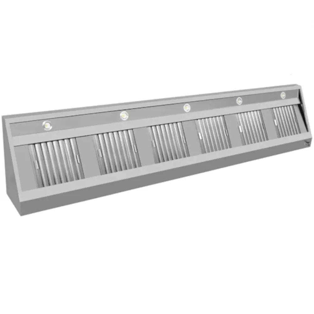 Unninox Rvs Afzuigkap Schuinmodel | 3400x700x400(h)mm