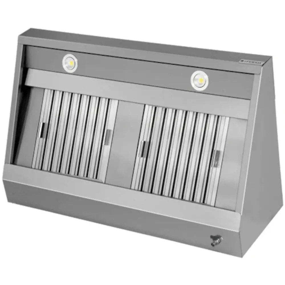 Unninox Afzuigkap | Schuin Model | Verlichting | 1200x700x400(h)mm
