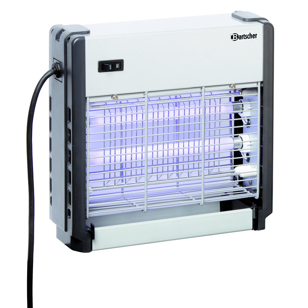 Bartscher Insectenverdelger | Zilver | Iv-22 | 2x 6W Uv-a TL Buizen | 230v | 265x95x265(h)mm