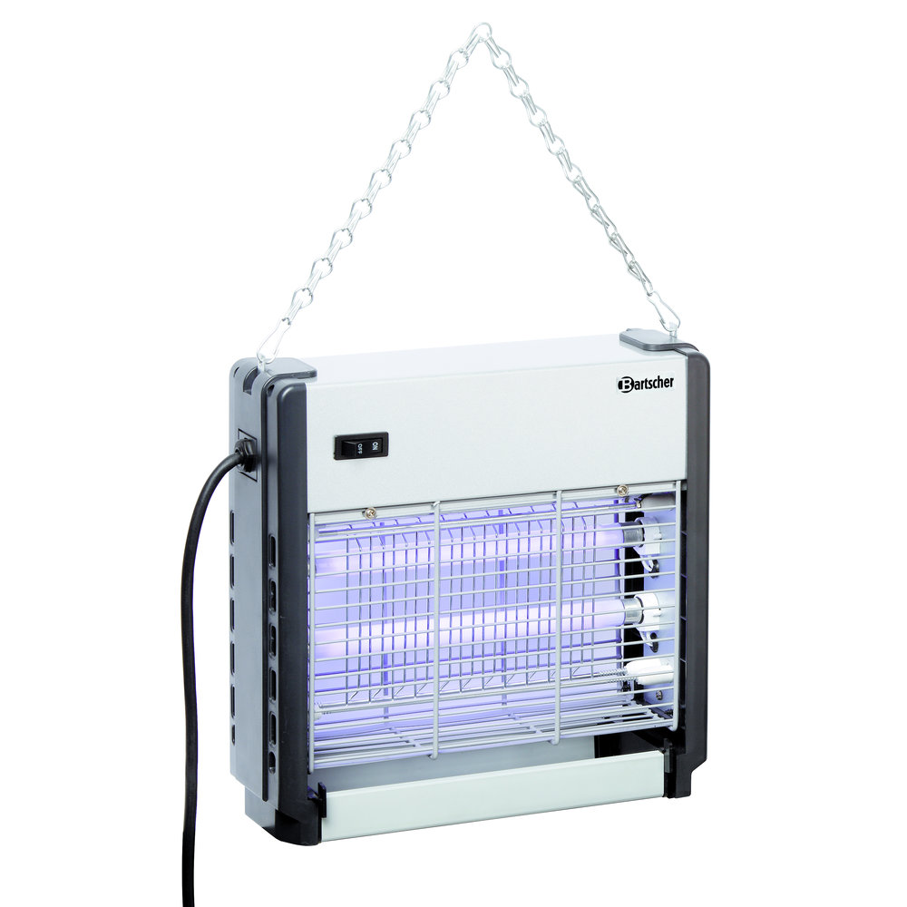 Bartscher Insectenverdelger | Zilver | Iv-22 | 2x 6W Uv-a TL Buizen | 230v | 265x95x265(h)mm