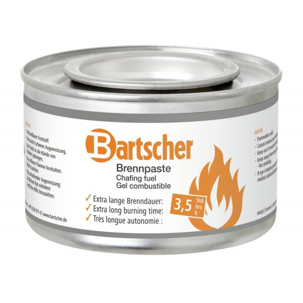 Bartscher Brandpasta Bartscher DS 200g | 1 Doos 72 Bussen | 85x85x55(h)mm