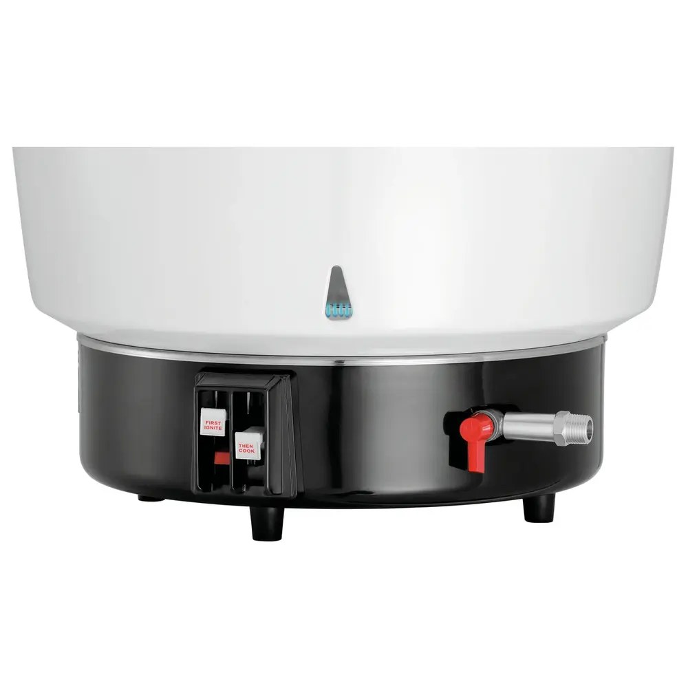 Bartscher Rijstkoker | Propaangas | 50 Porties | 5.6kw | Piëzo Ontsteking | Warmhoudfunctie | 600x490x452(h)mm