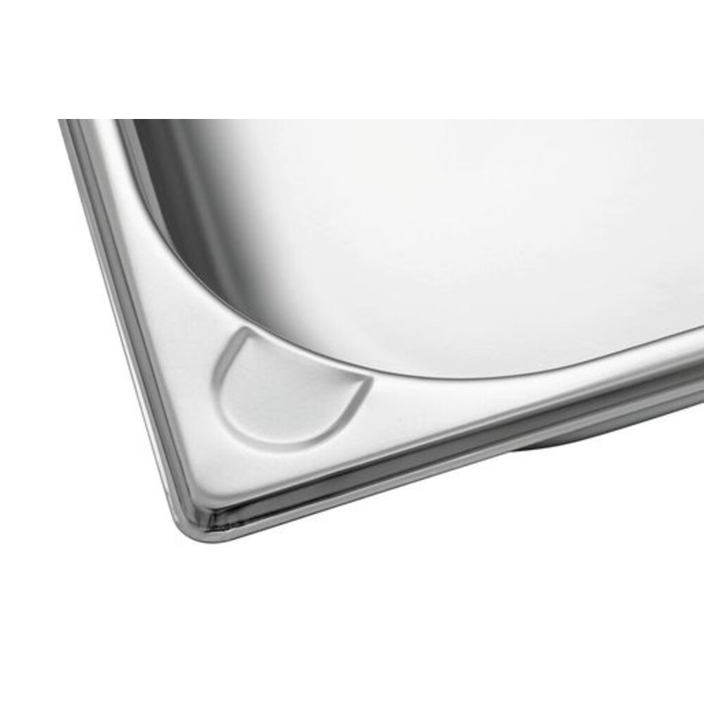 Bartscher Gn-bak | Basic Line | Cns | 1/1 GN | Hoogte 65mm | 530x325x65(h)mm